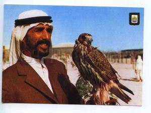 241548 United Arab Emirates Falcon Trainer Old photo postcard