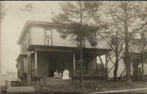 Utica OH Postal Cancel - Home 1908 Real Photo Postcard