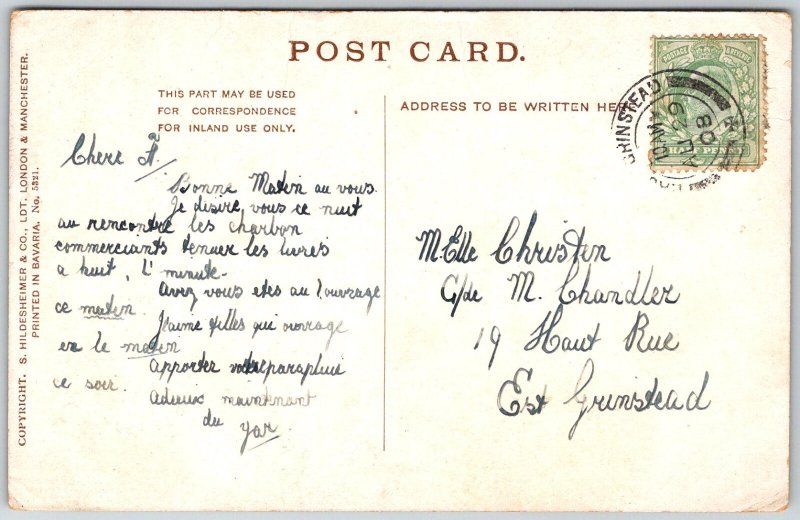 Bettws-Y-Coed Wals England c1910 Postcard Pont-Y-Pair Bridge