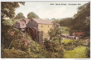 ENGLAND, 1900-1910's; Menai Bridge, Llandegfan Mill