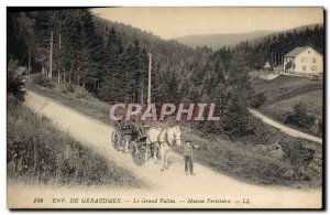 Postcard Old Forest surroundings Gerardmer The great valley forestry House