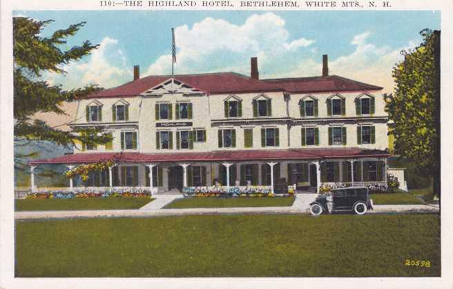 The Highland Hotel - White Mountains, Bethlehem NH, New Hampshire - WB