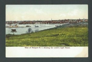 Ca 1907 PPC Newport RI View Of Lewis Light House UDB Mint