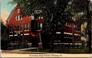 Illinois Sterling Township High School 1912 Curteich