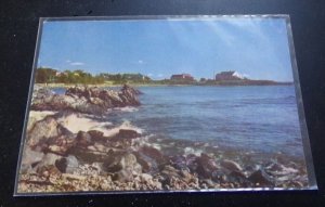 UNUSED POSTCARD - SURF AND ROCKS ON THE RUGGED COAST OF MAINE