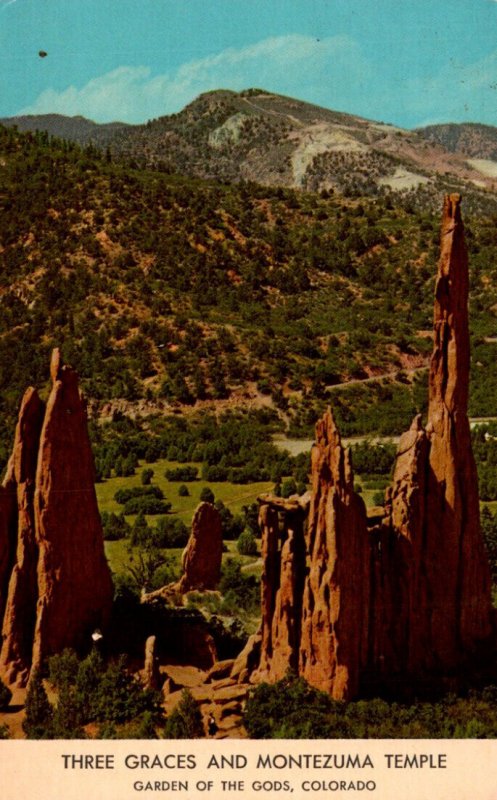 Colorado Garden Of The Gods Three Graces and Montezuma Temple