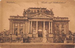 BR41767 Theater mit Schillerdenkmal Wiesbaden    Germany