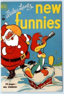 WOODY WOODPECKER Walter Lantz New Funnies SANTA CLAUS 4x6 Repro Postcard