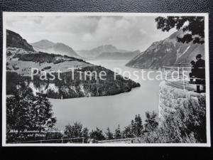 c1920's RP - Blick u. Axenstein auf Seelisberg und Pilatus - Switzerland