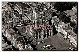 Postcard Old Delft Netherlands Stadhuis