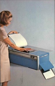 Copier Copy Machine Savin 220 Montreal Quebec c1960s Postcard