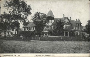 Norwich Vermont VT Newton Inn c1910 Vintage Postcard