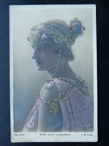 Actress MISS MARY ANDERSON c1905 RP Postcard by Beagles & Co.