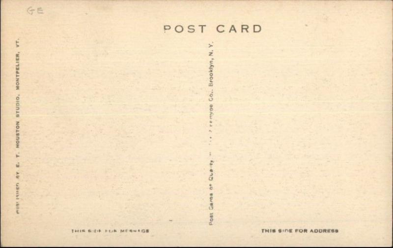 Montpelier VT 1927 Flood Damage VINTAGE EXC COND Postcard #24