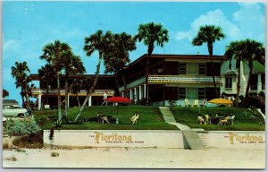 1960's The Floritona Apartments Daytona Beach Florida Seabreeze Posted Postcard