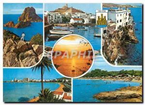 Postcard Modern Ibiza Islas Baleares