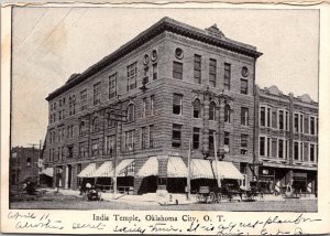 View of India Temple, Oklahoma City Undivided Back Vintage Postcard O46