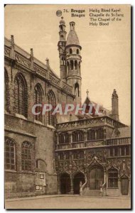 Old Postcard Brugge Bruges Heilig bloed Kapel Chapel of St. Blood The Chapel ...