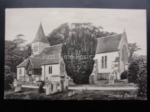 West Sussex SLINDON CHURCH St Marys - Old Postcard by Frith 42573