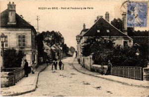 CPA Rosoy en Brie Pont et Faubourg de Paris FRANCE (1301059)