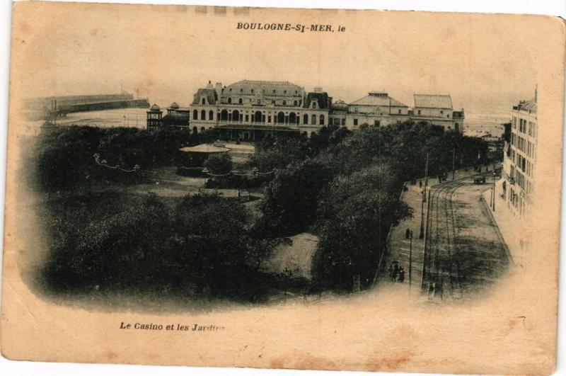 CPA BOULOGNE-sur-MER - Le Casino et les Jardins (240121)