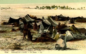 Algeria - Un Douar. Nomadic Village