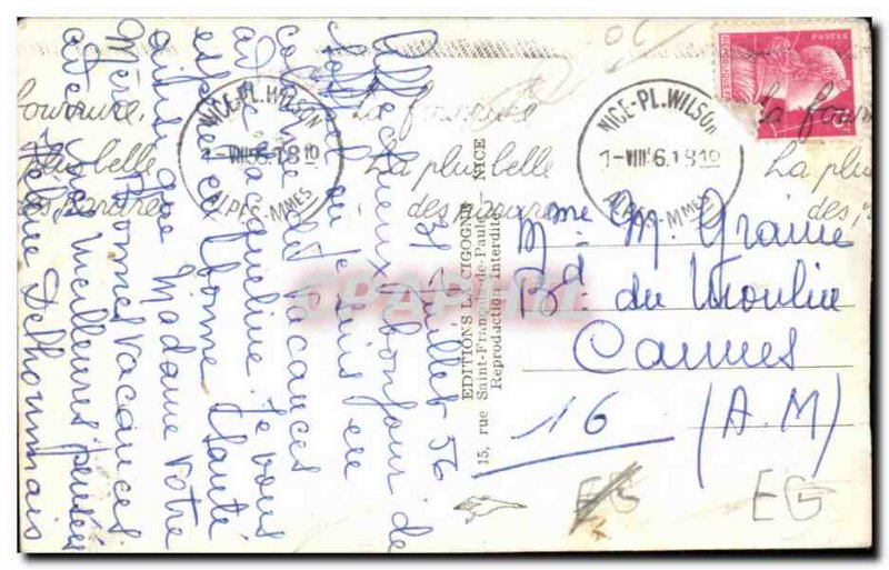 Postcard Old Sospel The Old Bridge