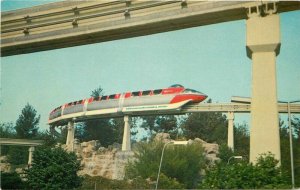 Amusement Disneyland Anaheim California Monorail Postcard 11223