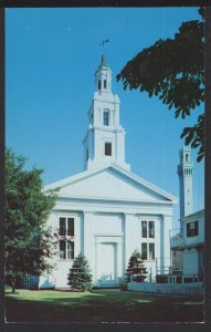 Massachusetts CAPE COD A Church with a Christopher Wren Tower ~ Chrome