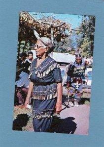 Jingle Dress Dancer At Mille Lacs Indian Museum Trading Post, Postcard