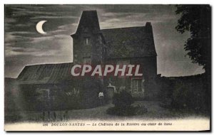 Old Postcard Nantes Doulon Le Chateau de La Riviere Au Clair de Lune