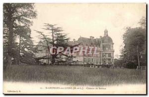 St Georges Sur Loire Old Postcard Chateau de Serrant