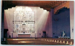 Postcard - Interior of Cristo Rey Church - Santa Fe, New Mexico 