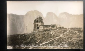 Mint Mexico Real Picture Postcard RPPC Bishopric & Sierra Madre view Monterrey