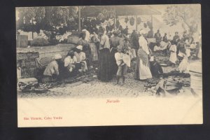 MERCADO SAO VICENTE CABO VERDE ALGERIA VINTAGE POSTCARD