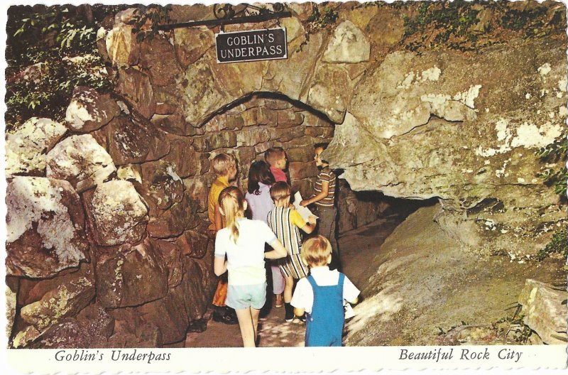 Goblin's Underpass Rock City Gardens Lookout Mountain Tennessee 4 by 6