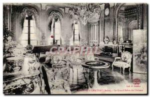 Old Postcard Brienne le Chateau The large living room of the castle