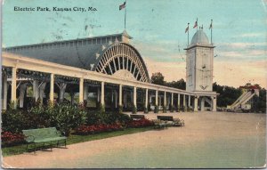 Electric Park Kansas City Missouri Vintage Postcard C165