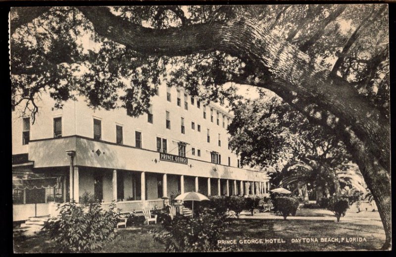 22820) Florida DAYTONA BEACH Prince George Hotel - pm1949 - Albertype