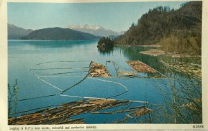 Vintage British Columbia Canada's Evergreen Playground Postcard Folder Book 12