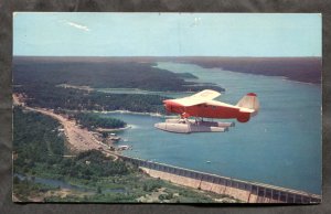 dc1835 - LAKE OF THE OZARKS Mo 1968 Norseman Seaplane in Flight Postcard