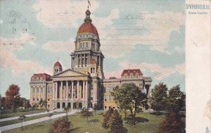 Illinois Springfield State Capitol 1907