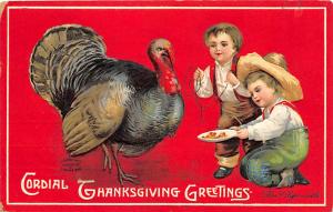 Thanksgiving, Ellen H Clapsaddle Postcard 1909 