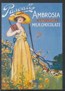 Advertising Postcard - Robert Opie - Pascall Ambrosia Milk Chocolate  T9045