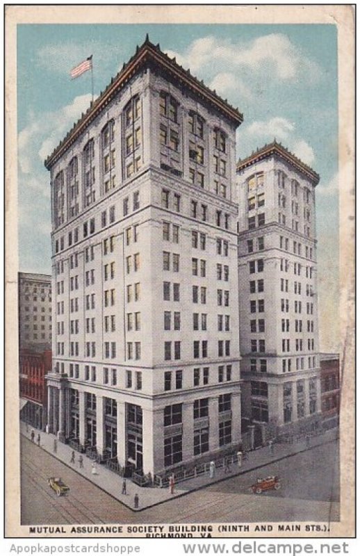 Mutual Assurance Society Building Richmond Virginia 1920