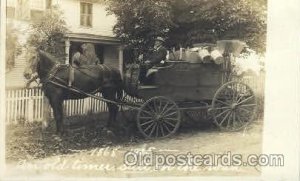 Peddlers Wagon Photographer Collinsville, Conn. USA Animal Drawn Unused 