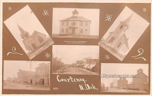 Main Street, Presbyterian Church - Courtenay, North Dakota ND  