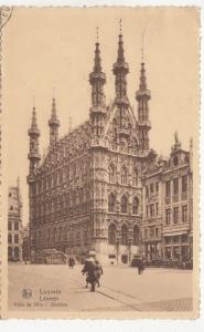 BF19295 louvain leuven hotel de ville stadhuis belgium  front/back image