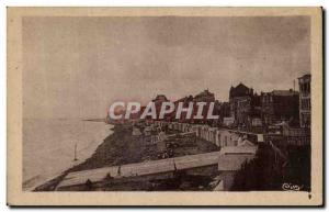 Postcard Old St Aubin sur Mer Beach