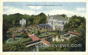 Garden. Massey's Residence - Birmingham, Alabama AL